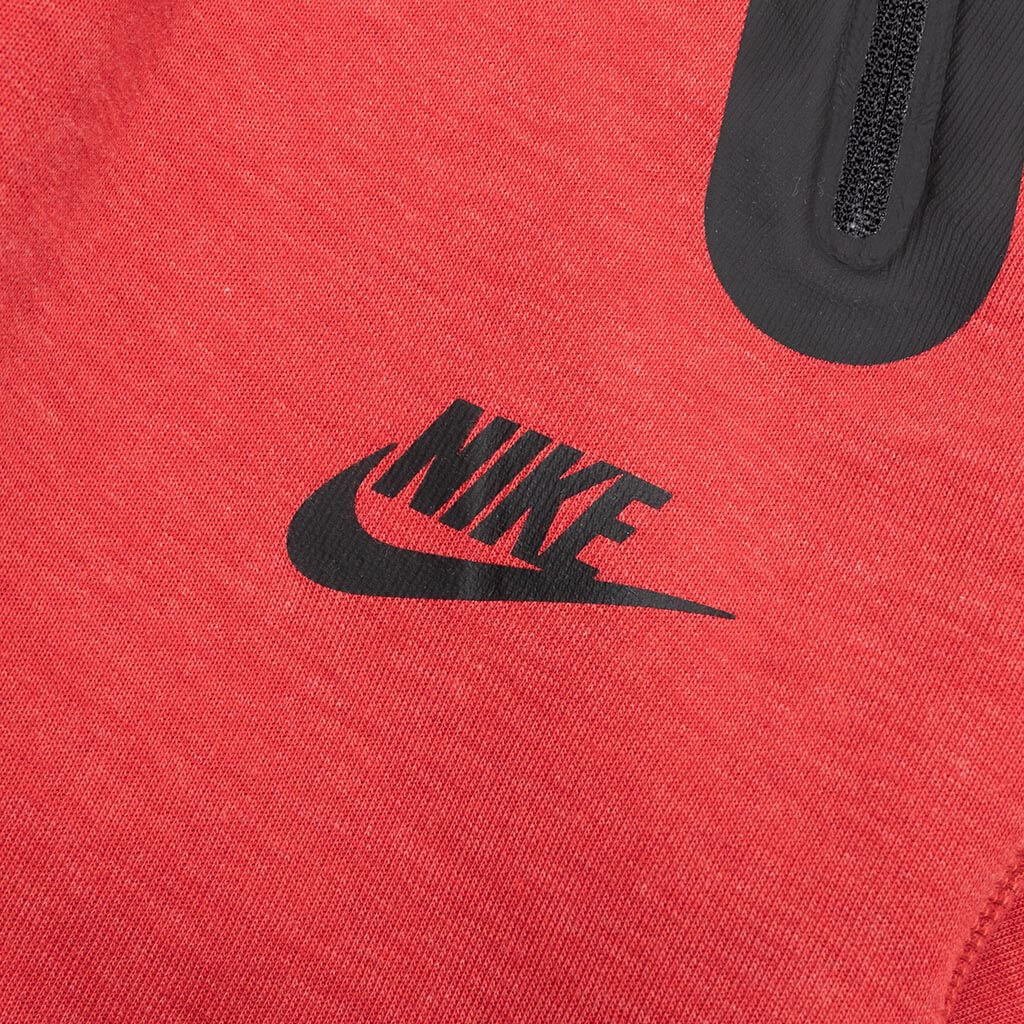 Sportswear Tech Fleece Open Hem Sweatpants - Light University Red Heather/Black - Image 5