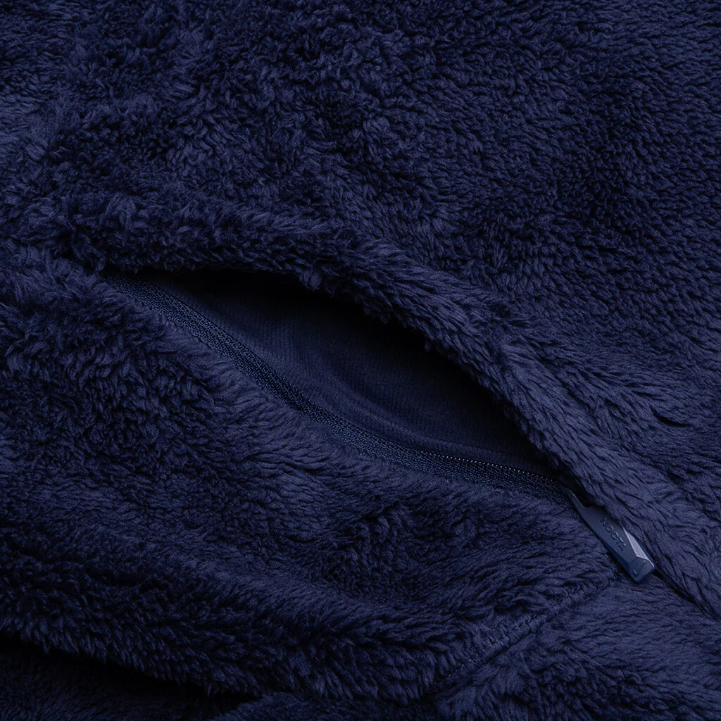 NRG Nocta Velour Pant Womens - Midnight Navy/Wolf Grey - Image 5