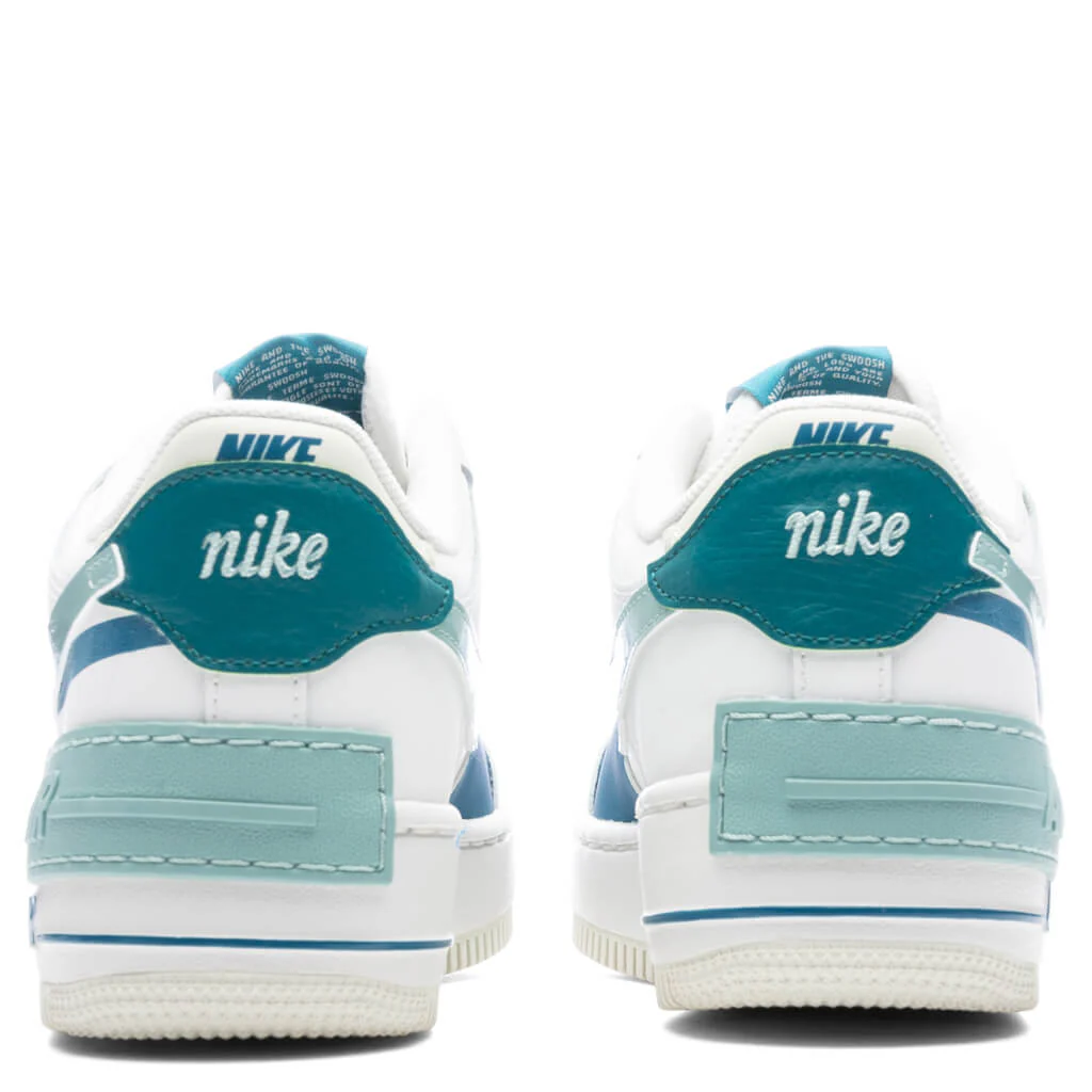 Women's AF1 Shadow - Summit White/Mineral/Industrial Blue - Image 4