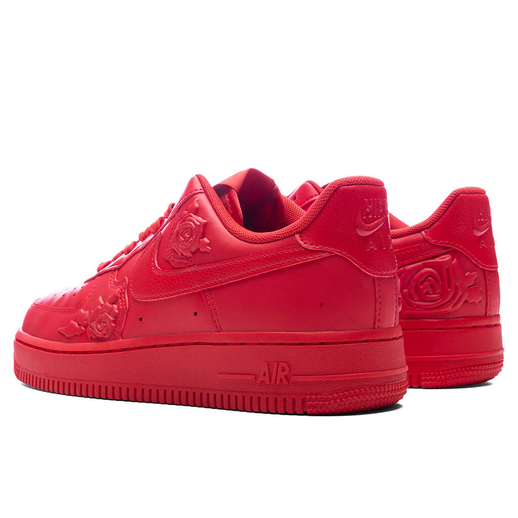 Women's Air Force 1 '07 'Red Roses' - University Red/University Red - Image 3