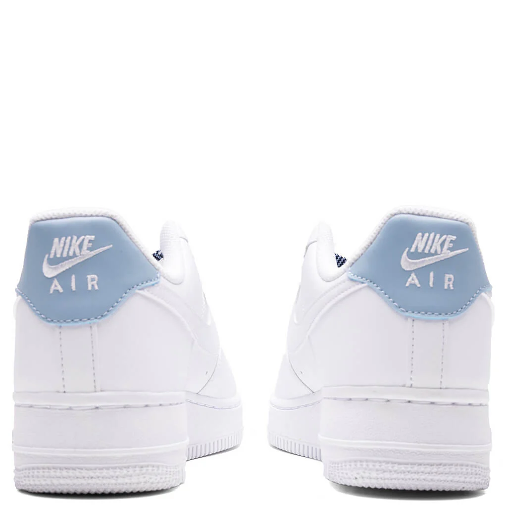 Women's Air Force 1 '07 Next Nature - White/Light Armory Blue - Image 4