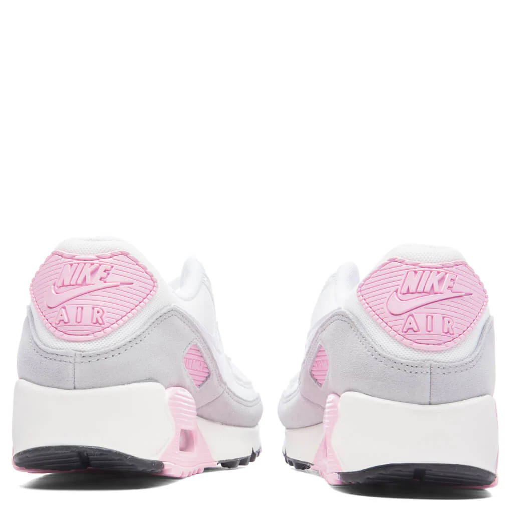 Women's Air Max 90 - White/Sail/Med Soft Pink - Image 4