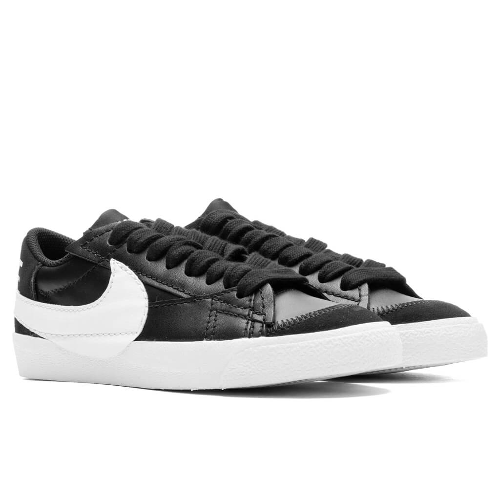Women's Blazer Low '77 Jumbo - Black/White/Team Orange - Image 2