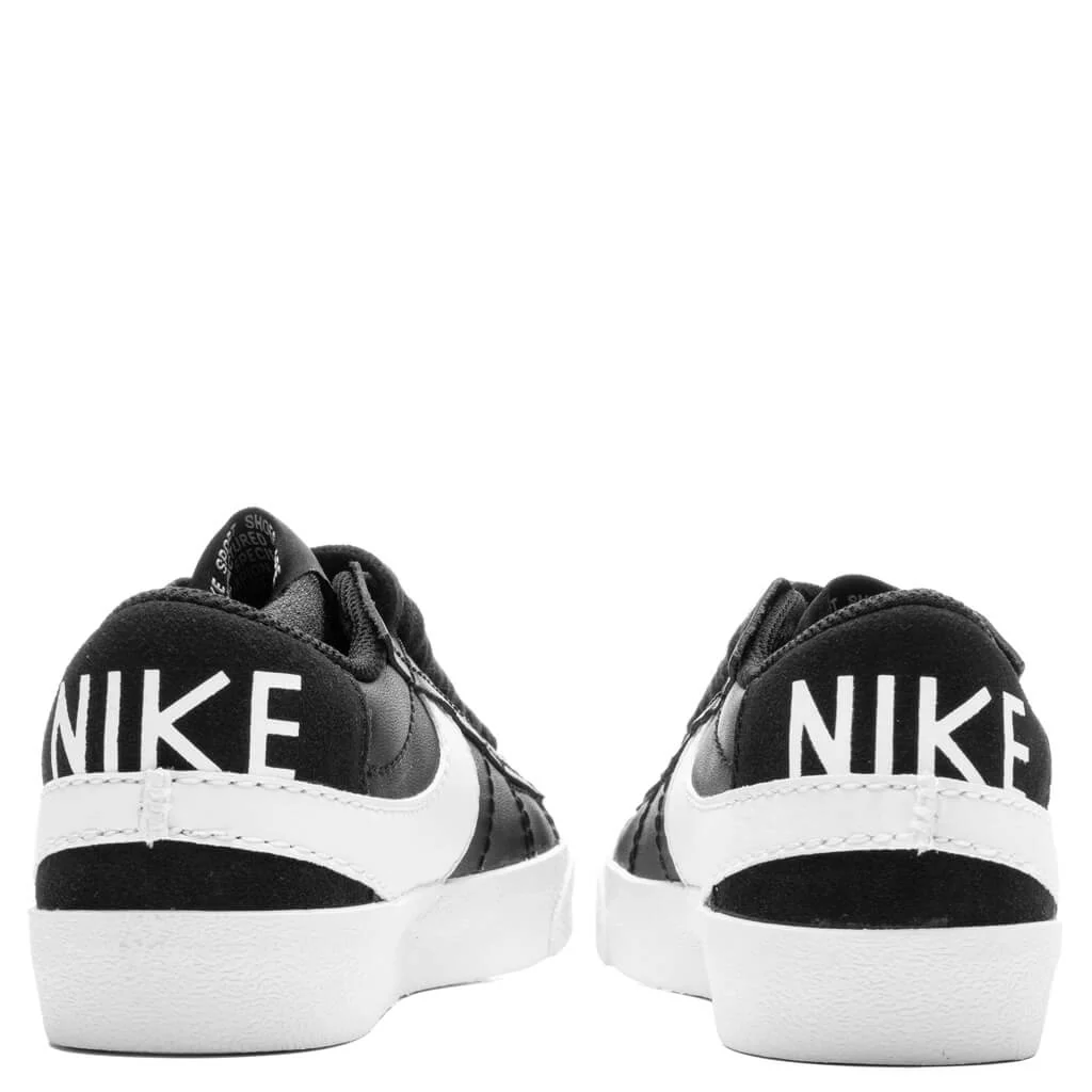 Women's Blazer Low '77 Jumbo - Black/White/Team Orange - Image 4