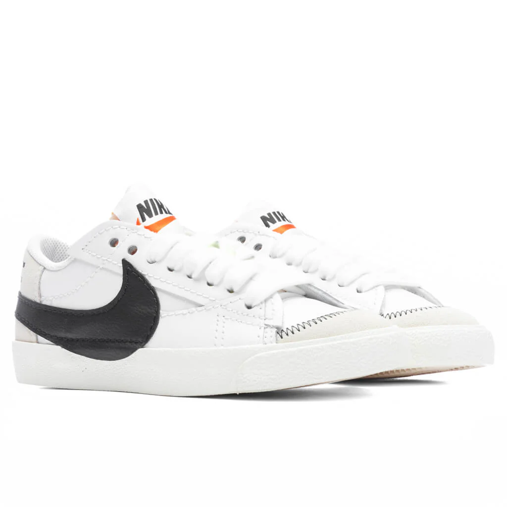 Women's Blazer Low '77 Jumbo - White/Black/Sail - Image 2