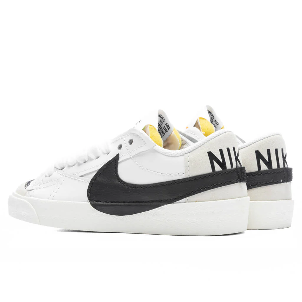 Women's Blazer Low '77 Jumbo - White/Black/Sail - Image 3