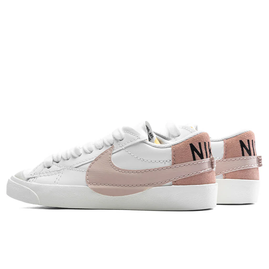 Women's Blazer Low '77 Jumbo - White/Pink Oxford/Rose Whisper - Image 3