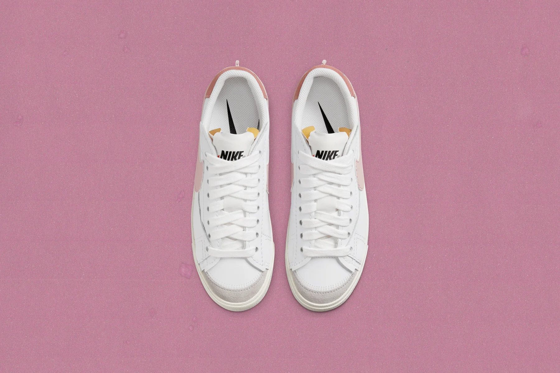Women's Blazer Low '77 Jumbo - White/Pink Oxford/Rose Whisper - Image 6