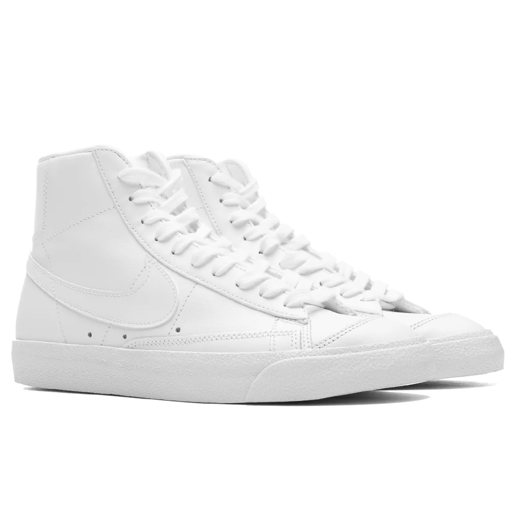 Women's Blazer Mid '77 Vintage - White/White/White - Image 2