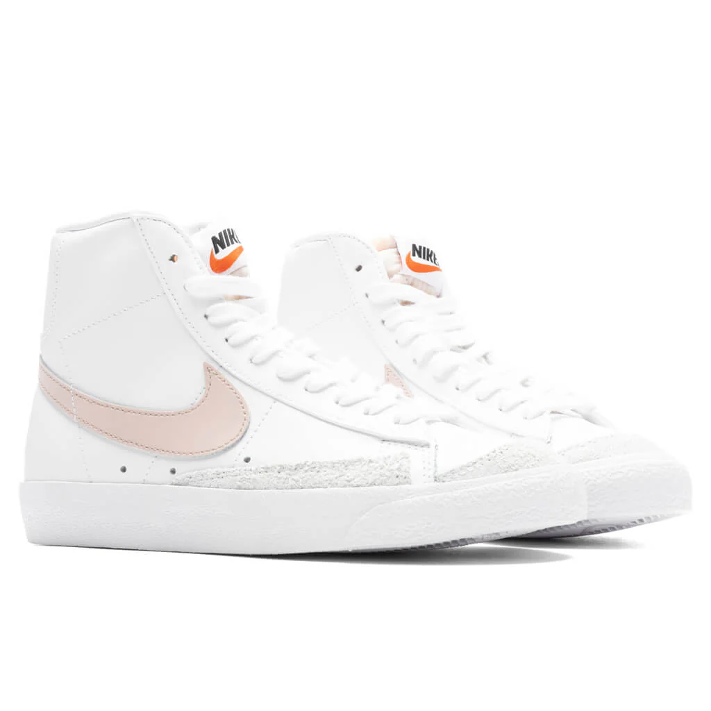 Women's Blazer Mid '77 - White/Pink Oxford - Image 2