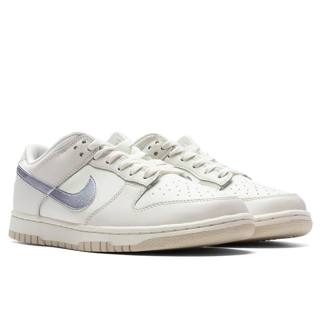 Women's Dunk Low - Sail/Oxygen Purple - Image 2