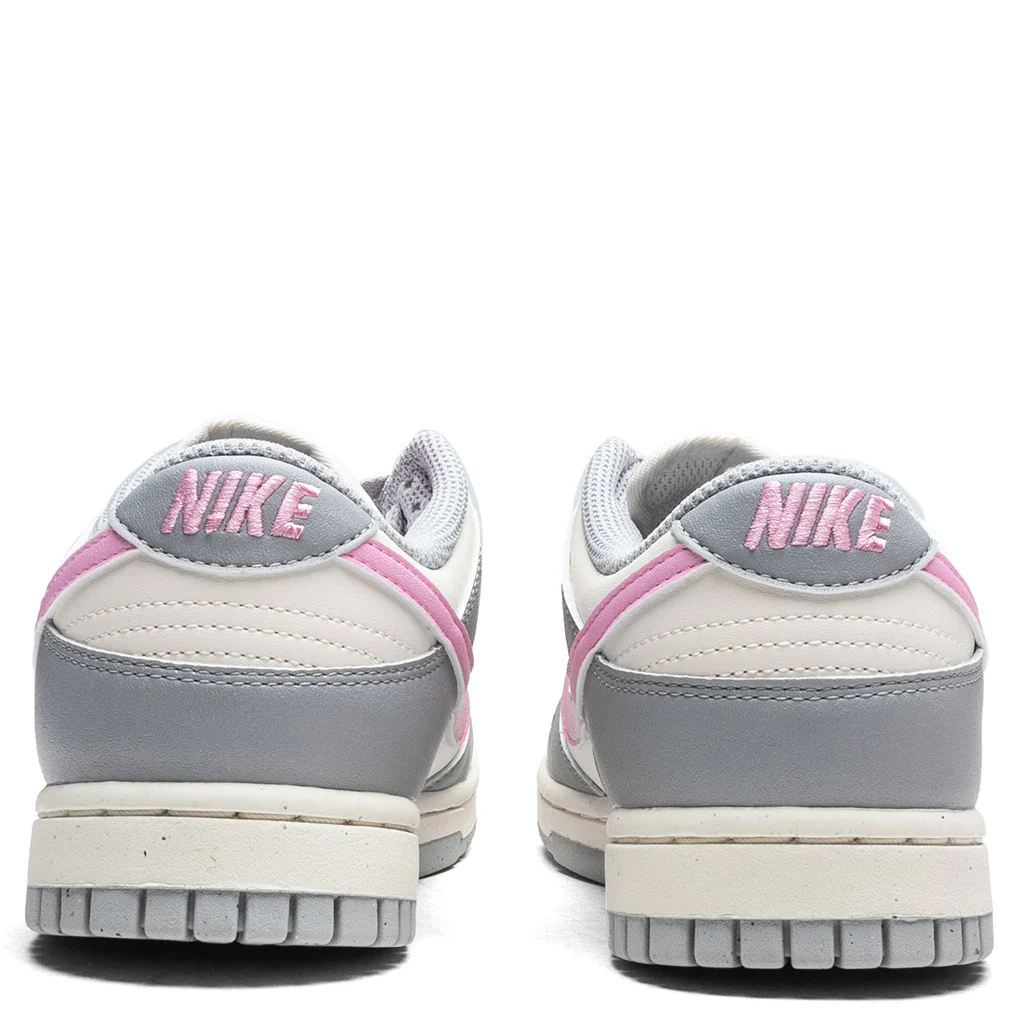 Women's Dunk Low - Light Smoke Grey/Pink Rise/Pale Ivory - Image 4