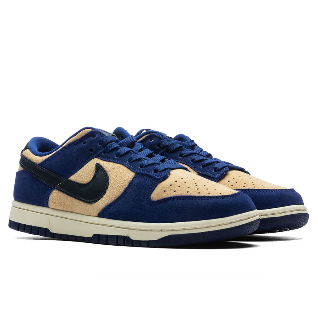 Womens Dunk Low LX - Deep Royal Blue/Dark Obsidian/Sesame - Image 2