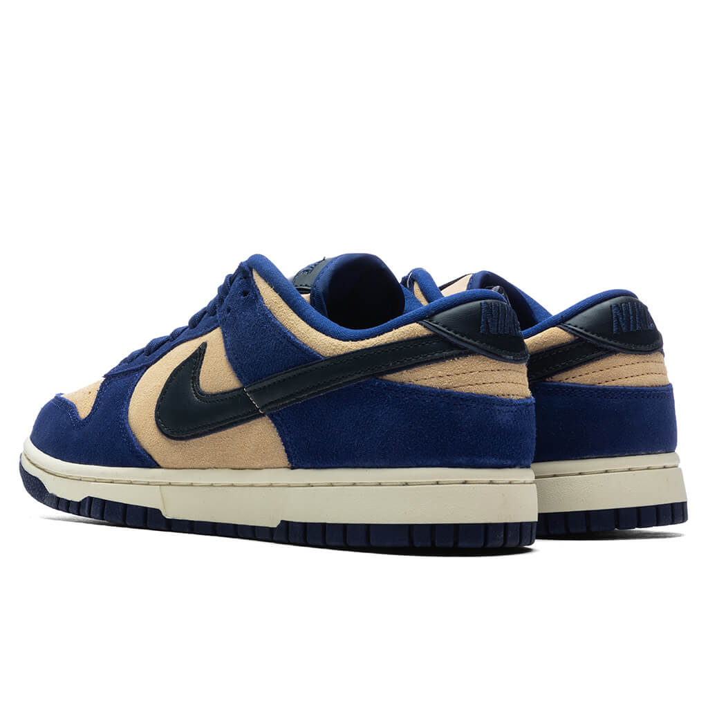 Womens Dunk Low LX - Deep Royal Blue/Dark Obsidian/Sesame - Image 3