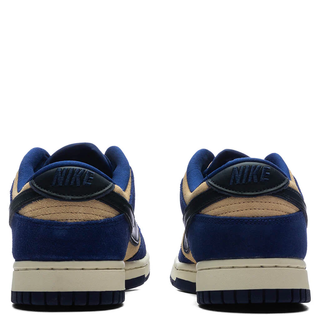 Womens Dunk Low LX - Deep Royal Blue/Dark Obsidian/Sesame - Image 4