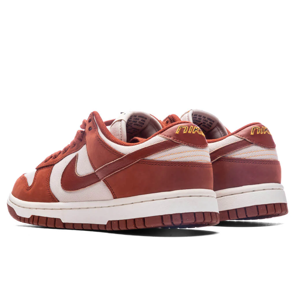Women's Dunk Low LX Rugged Orange - Light Orewood Brown/Rugged Orange/Sundial - Image 3