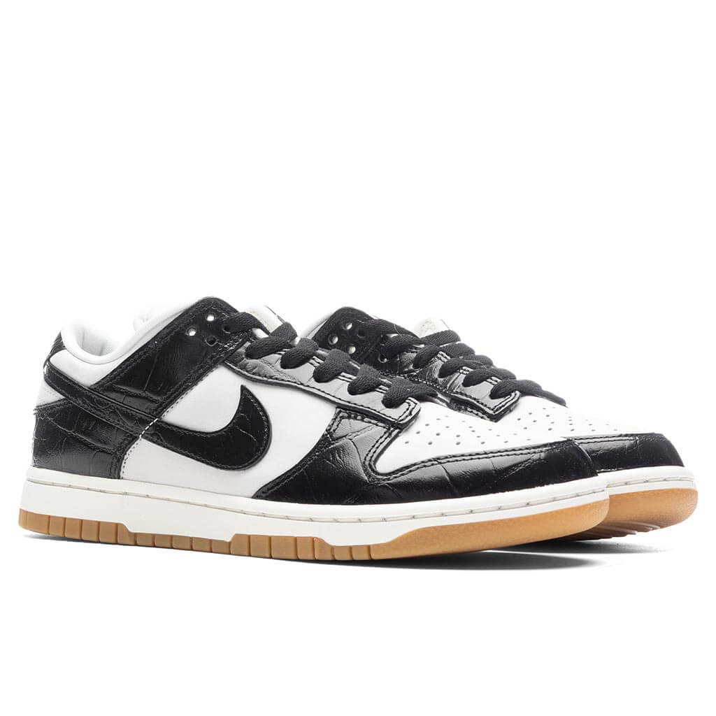 Women's Dunk Low LX 'Black Croc' - Phantom/Black/Sail - Image 2