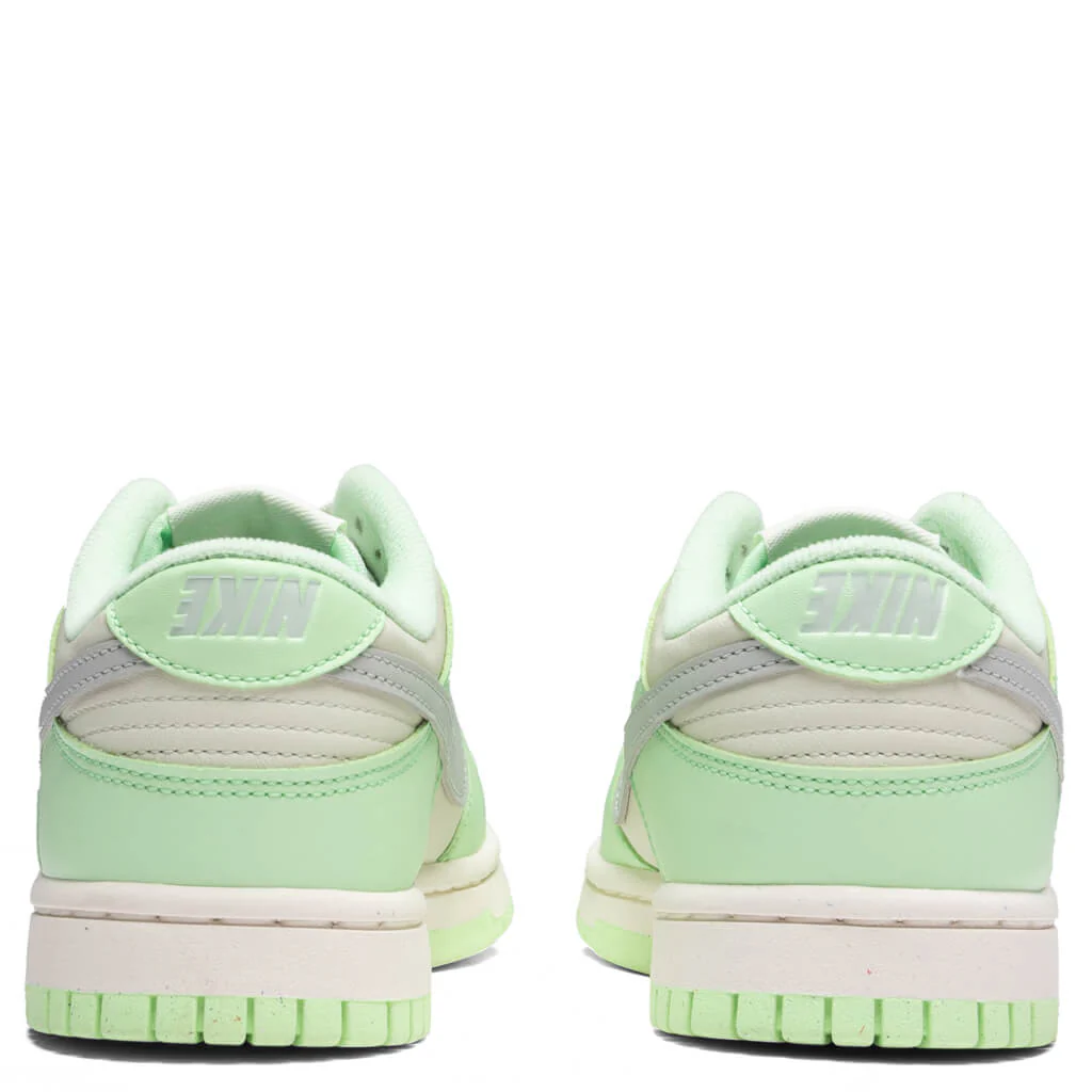 Women's Dunk Low Next Nature - Sea Glass/Light Silver/Vapor Green/Sail - Image 4