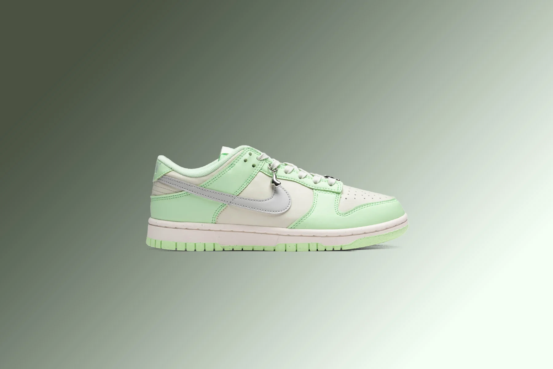 Women's Dunk Low Next Nature - Sea Glass/Light Silver/Vapor Green/Sail - Image 5