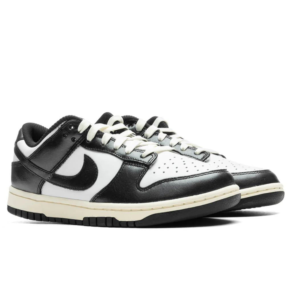 Women's Dunk Low 'Vintage Panda' - White/Black/Coconut Milk - Image 2