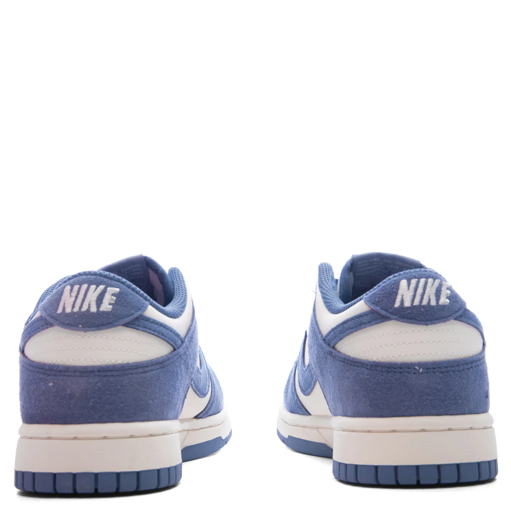 Women's Dunk Low - Sail/World Indigo/Metallic Silver - Image 4