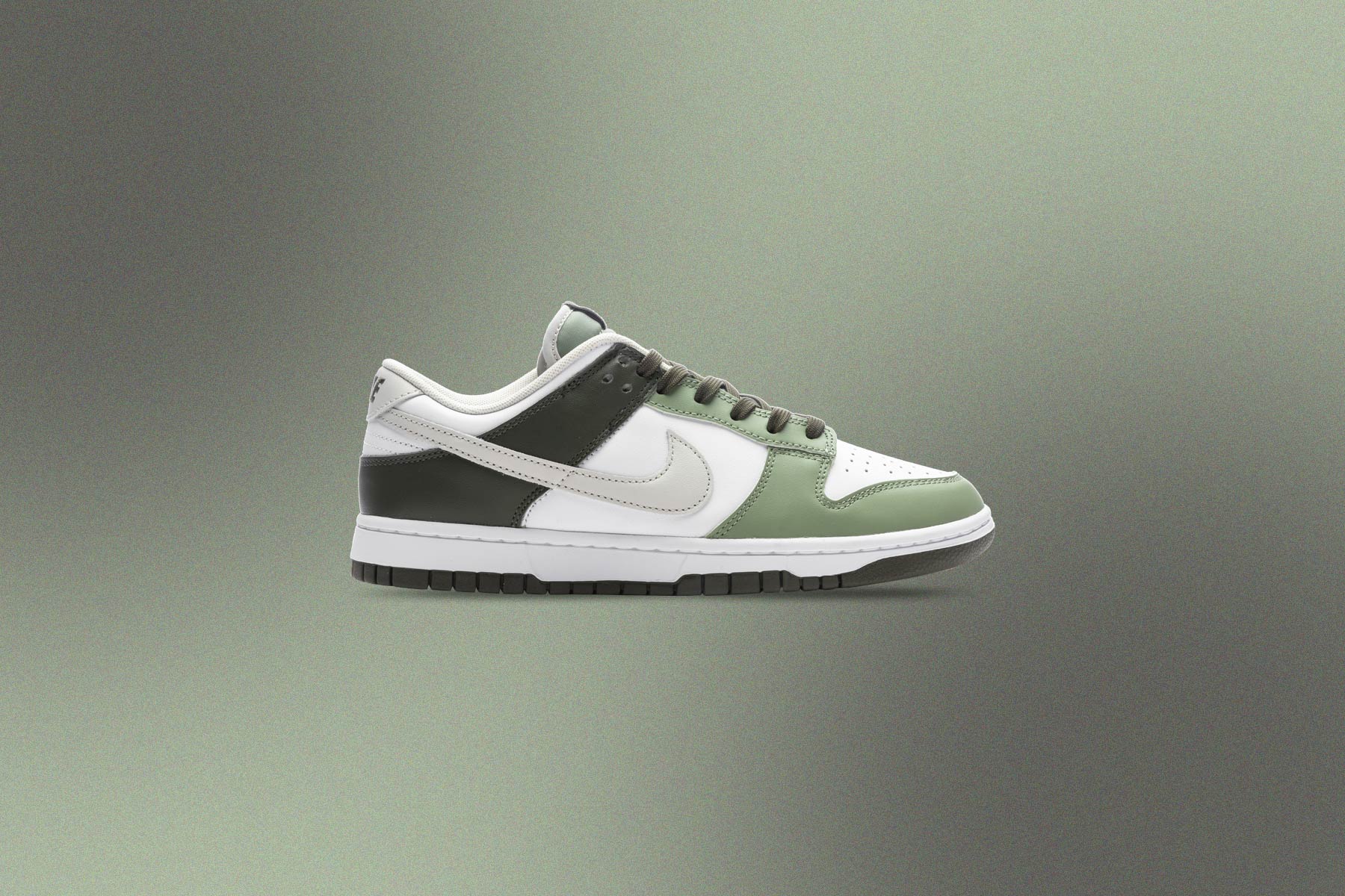 Dunk Low - White/Light Bone/Oil Green/Cargo Khaki - Image 5
