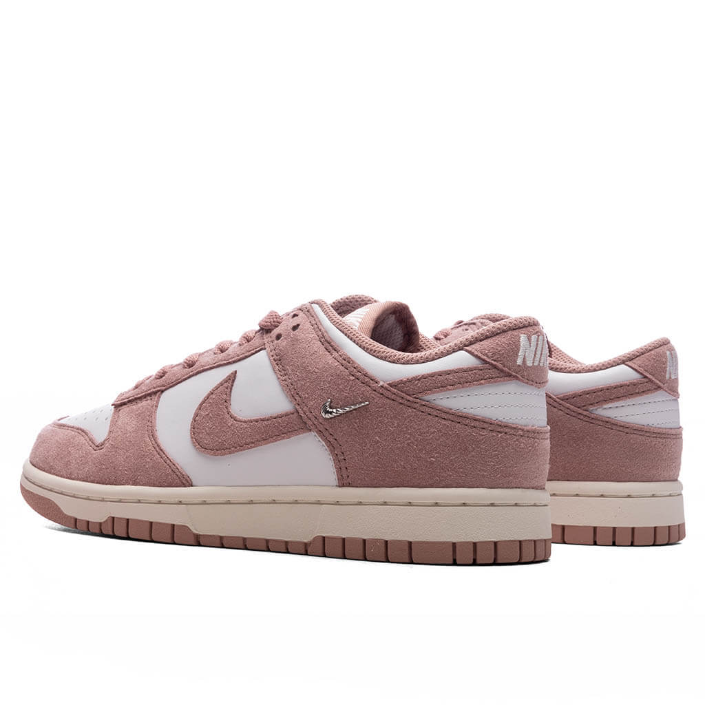 Women's Dunk Low 'Rose Whisper' - White/Particle Pink/Sail/Metallic Silver - Image 3