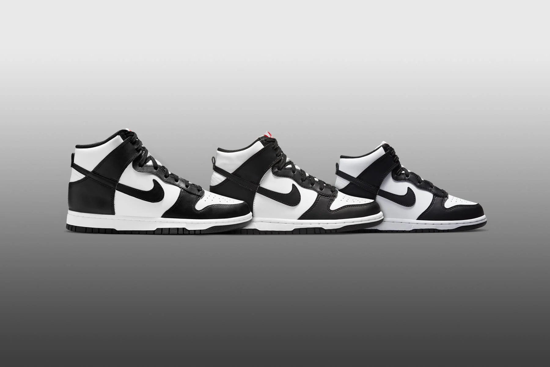 Women's Dunk High Panda - Black/White - Image 5