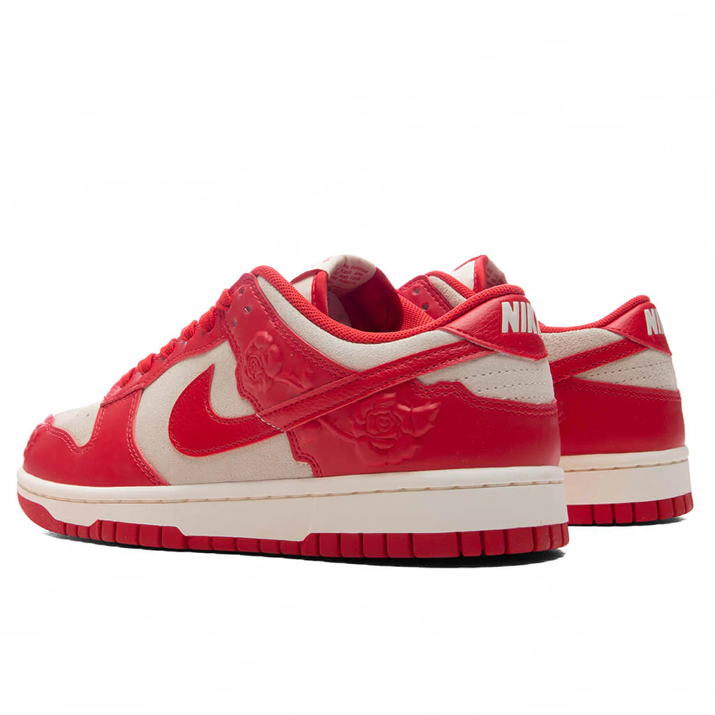 Women's Dunk Low 'Red Roses' - Coconut Milk/University Red/Pale Ivory - Image 3
