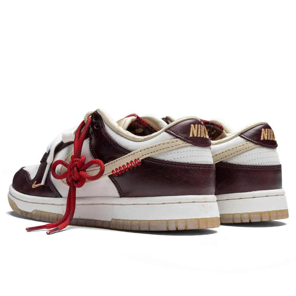 Women's Dunk Low Year Of The Snake - Sail/Team Gold Sail/Burgundy Crush - Image 3