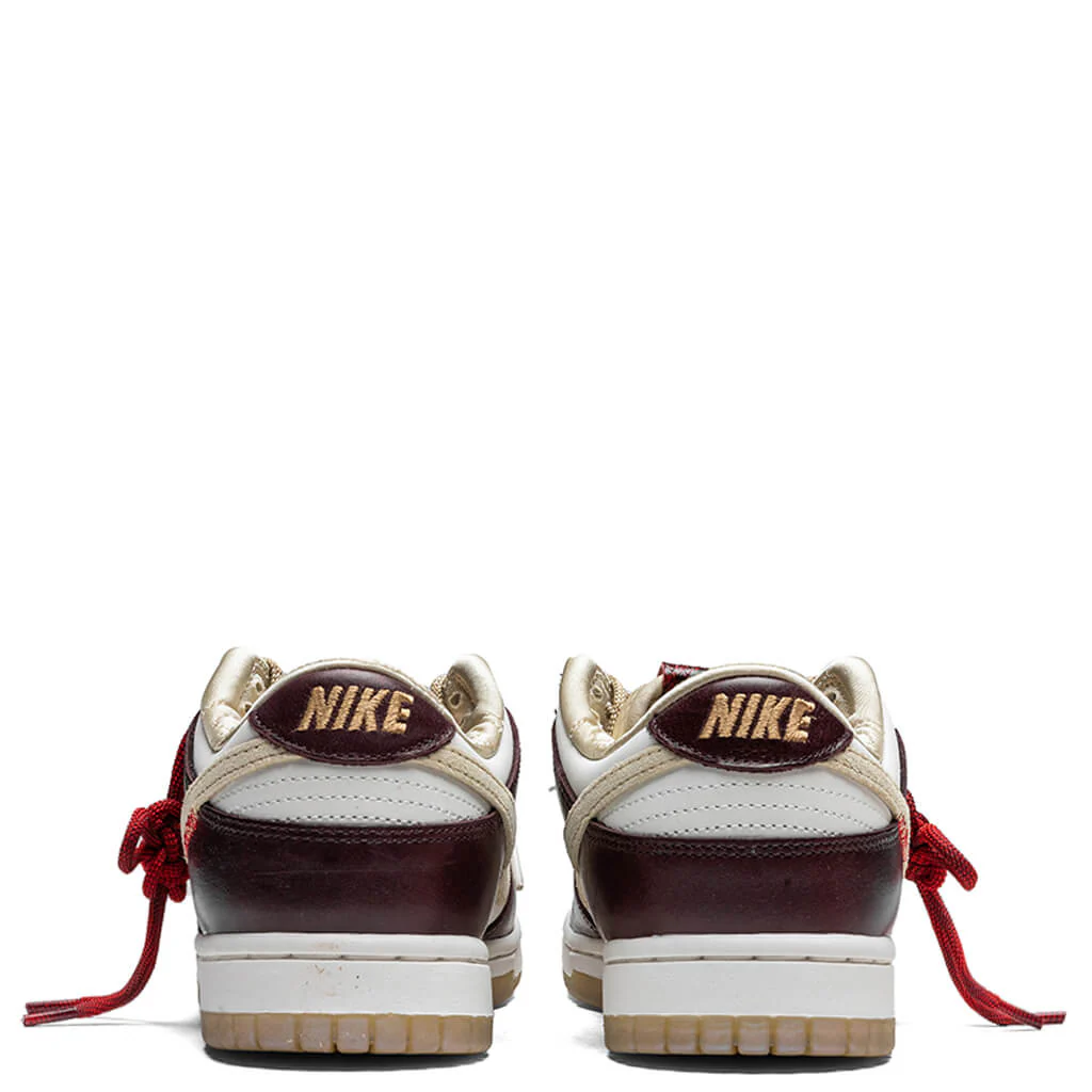 Women's Dunk Low Year Of The Snake - Sail/Team Gold Sail/Burgundy Crush - Image 4