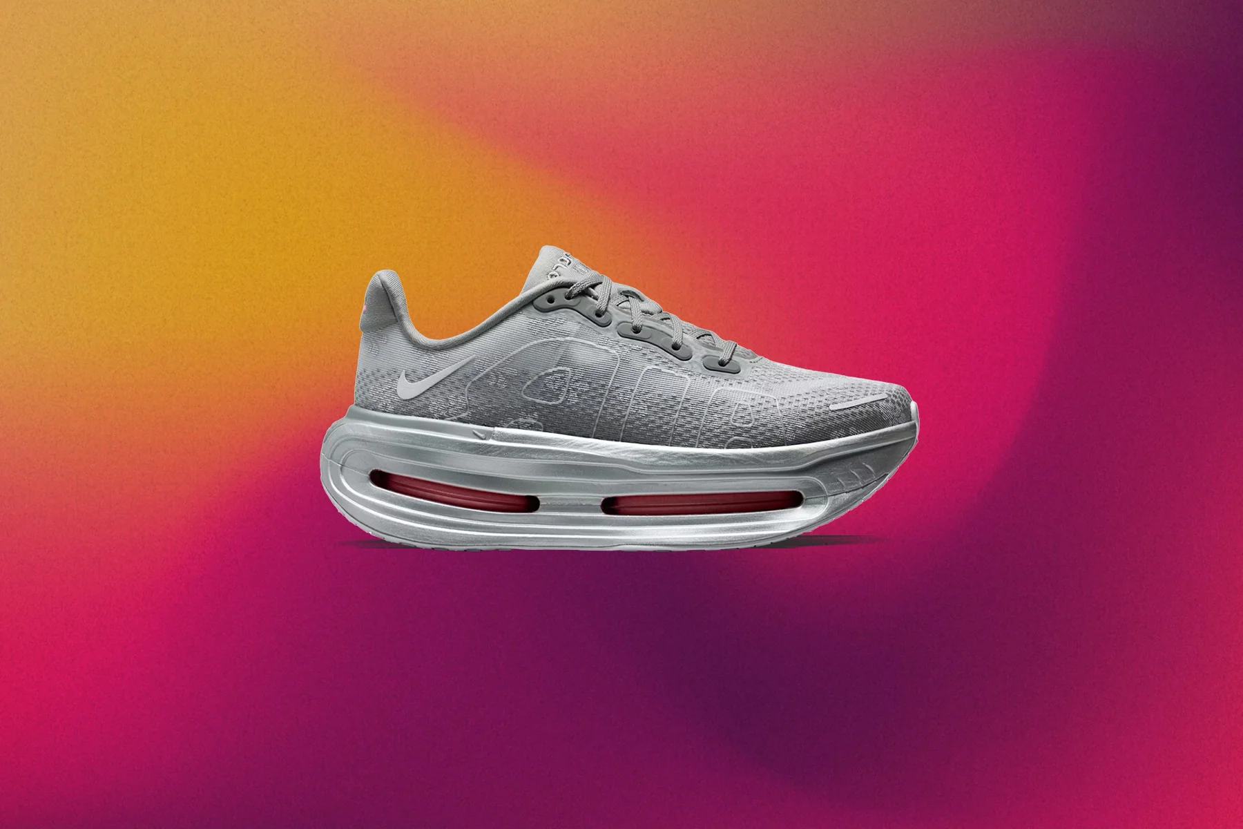 Women's Vomero Premium 'Fleur De Lis' - Geyser Grey/Peony/Metallic Silver - Image 7