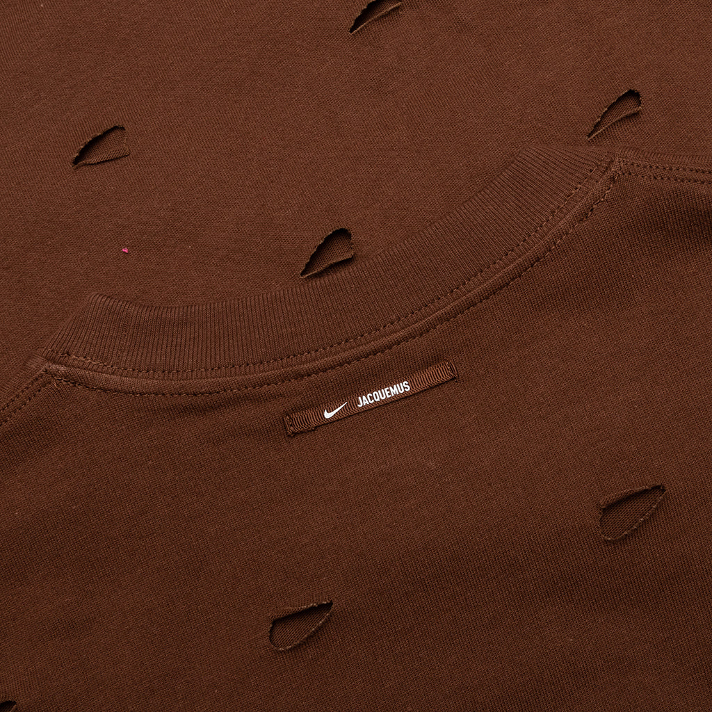 Nike x Jacquemus NRG HE Swoosh Tee - Cacao Wow - Image 4