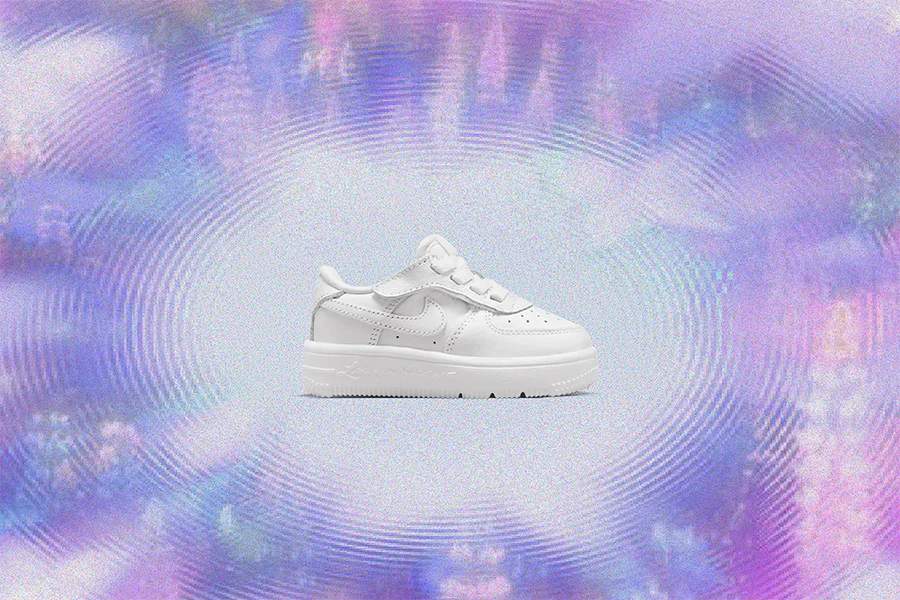 Nike x NOCTA Certified Lover Boy Air Force 1 Low EasyOn (TD) - White/White/White - Image 5