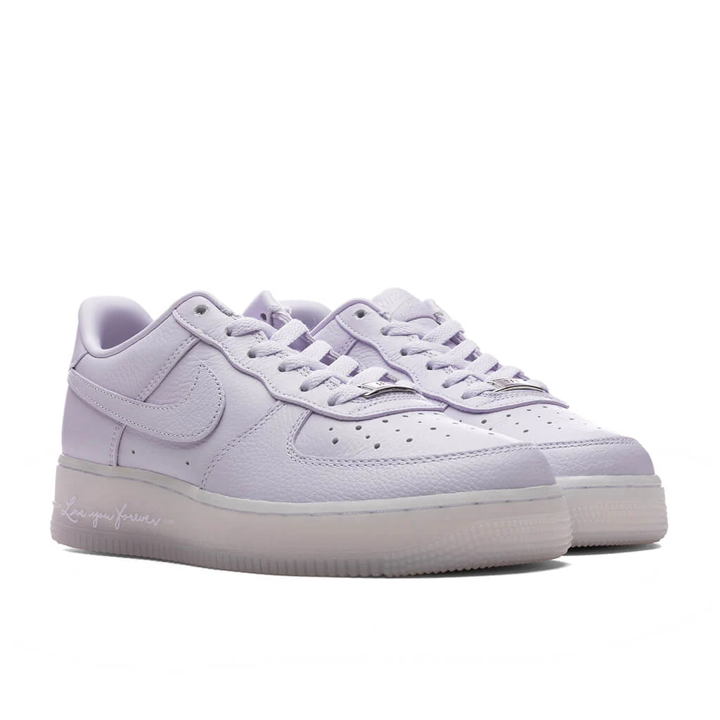 Nike x NOCTA Certified Lover Boy Air Force 1 Low (GS) - Palest Purple/Cobalt Tint - Image 2