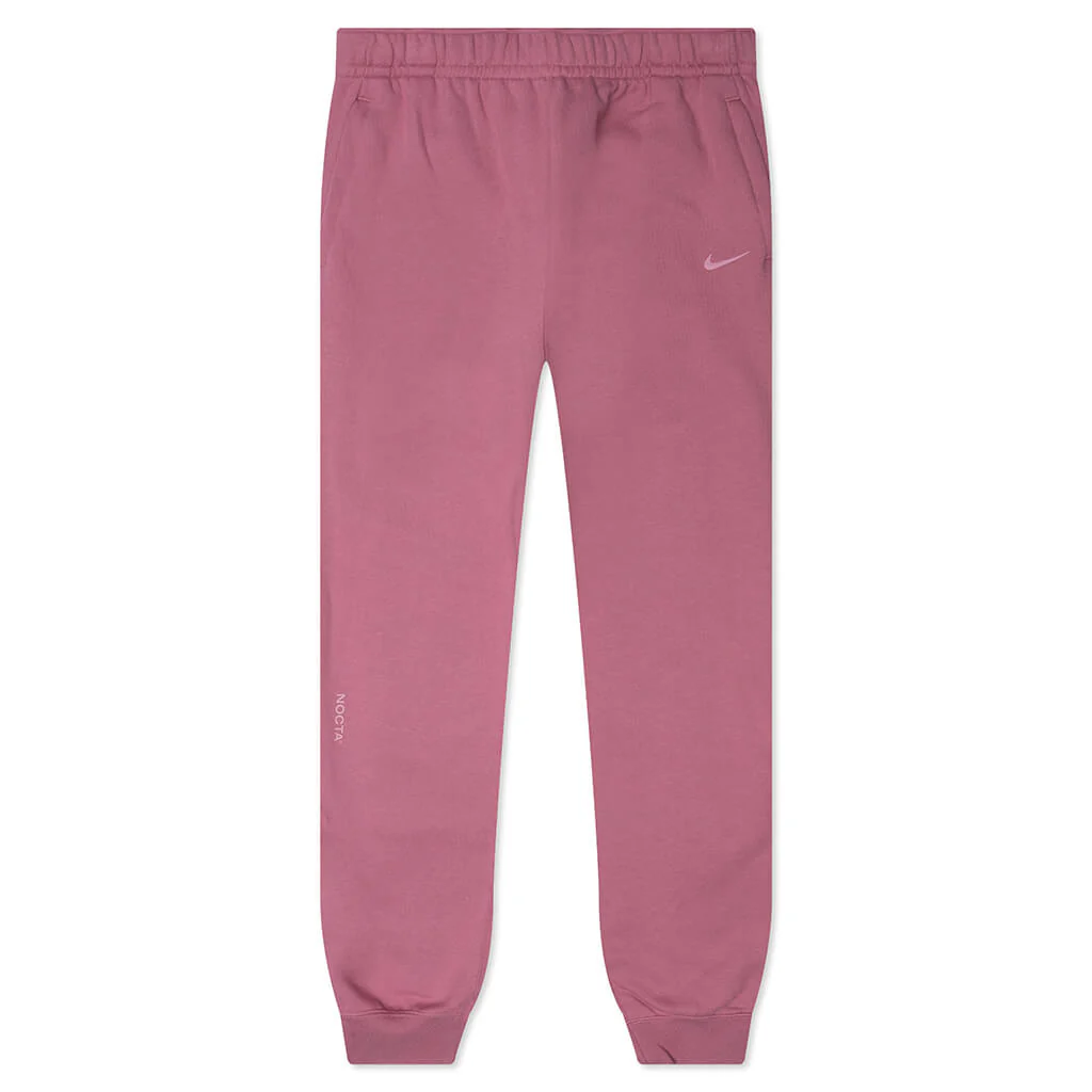 Nike x NOCTA Fleece CS Pants - Desert Berry/Elemental Pink