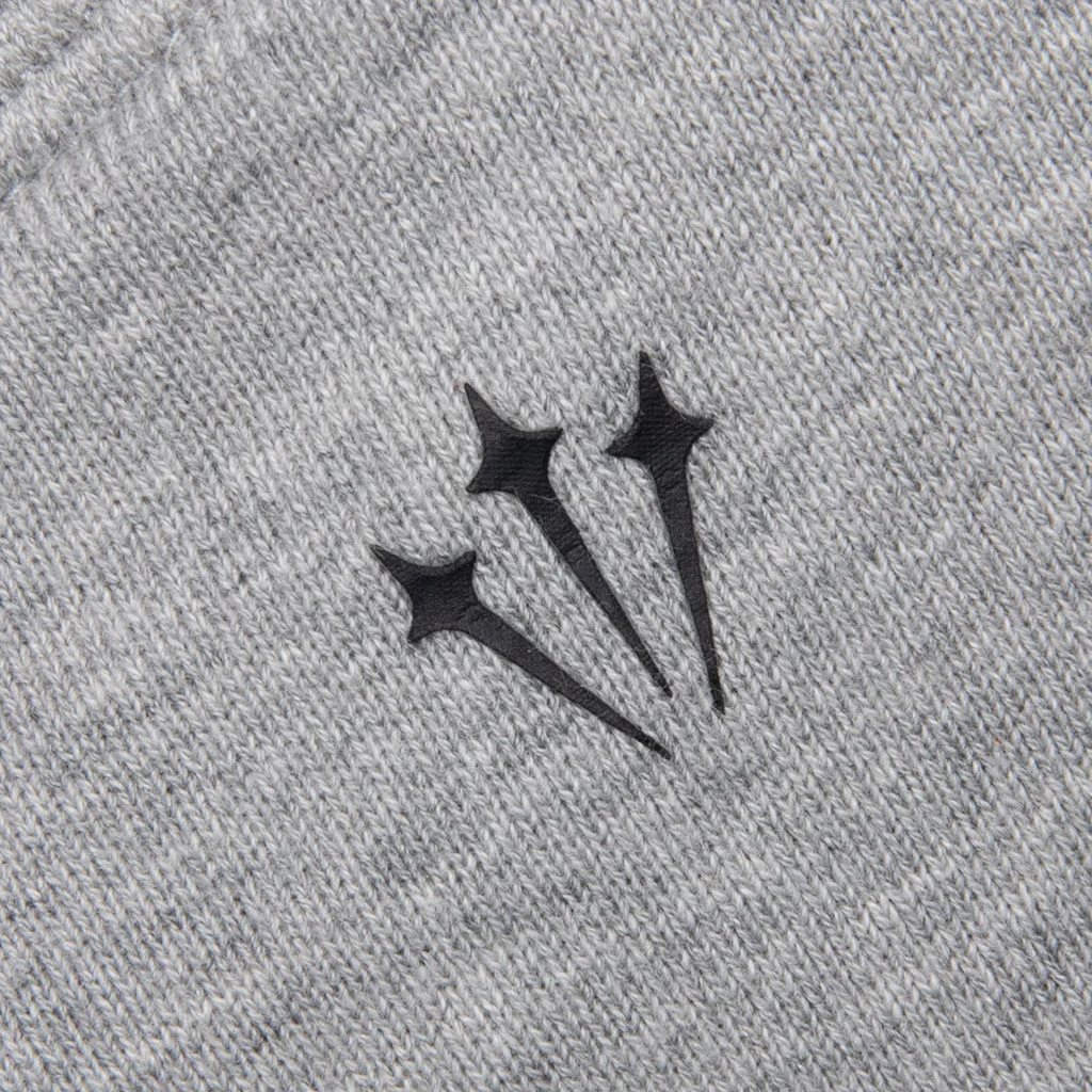 Nike x NOCTA Fleece CS Hoodie - Heather Grey/Matte Silver/Black - Image 3