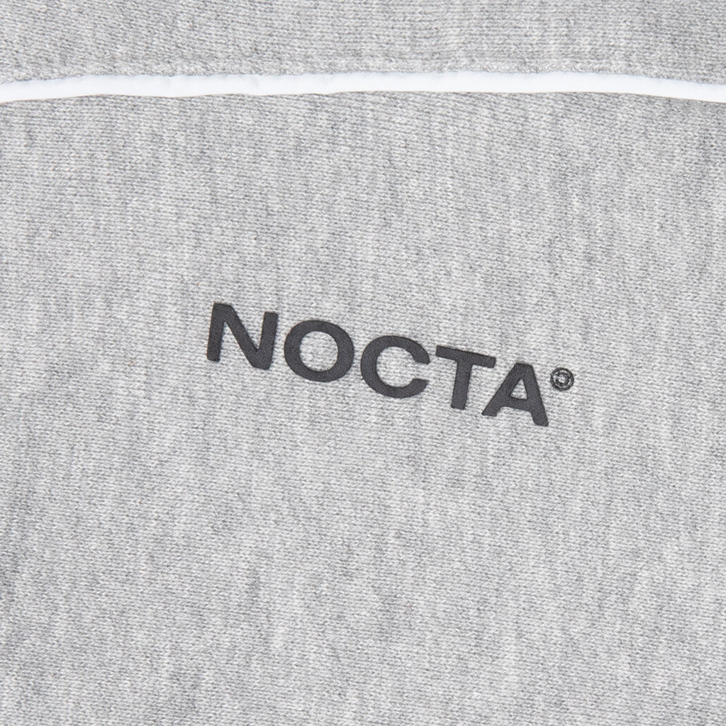 Nike x NOCTA Fleece CS Hoodie - Heather Grey/Matte Silver/Black - Image 4