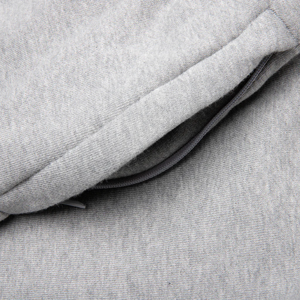 Nike x NOCTA Fleece CS Pants  - Heather Grey/Matte Silver/Black - Image 3