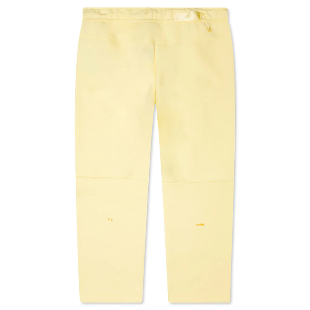 Nike x NOCTA Tech Fleece Open-Hem Pant - Citron Tint/Vivid Sulfur - Image 2