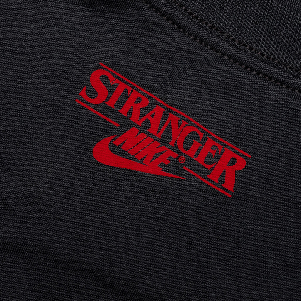 Nike x Stranger Things Max90 Tee - Off Noir/University Red - Image 4