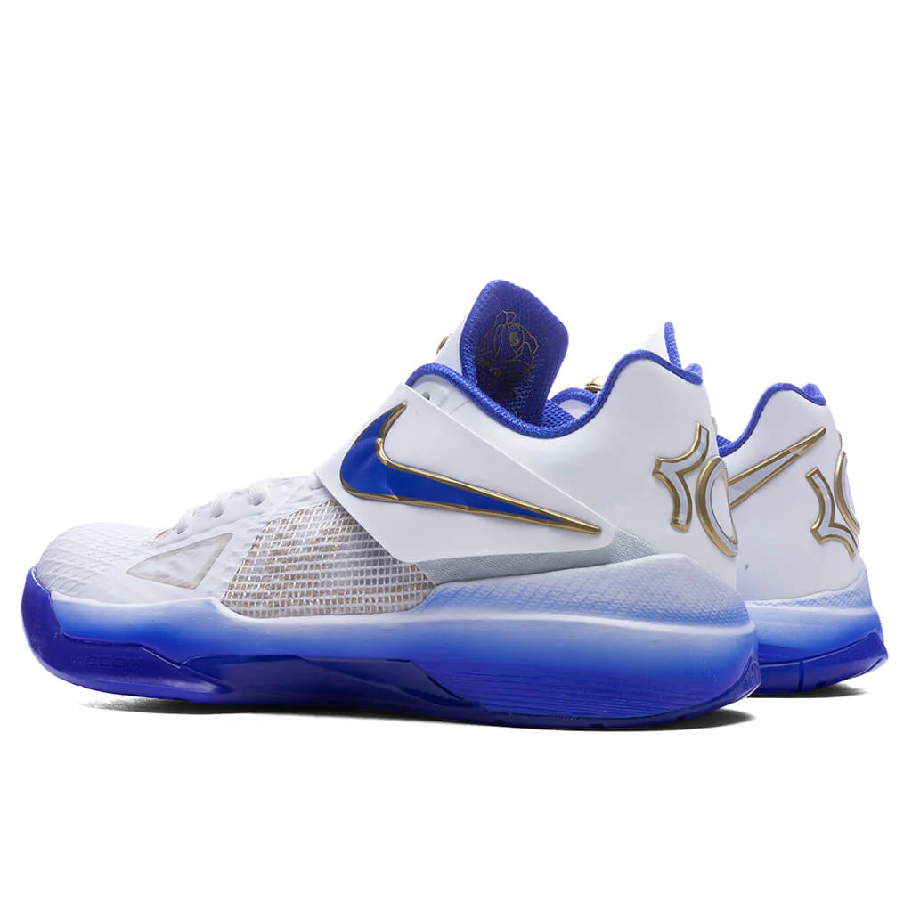 Zoom KD IV 'Alternate MVP' - Summit White/Hyper Royal/Metallic Gold - Image 3