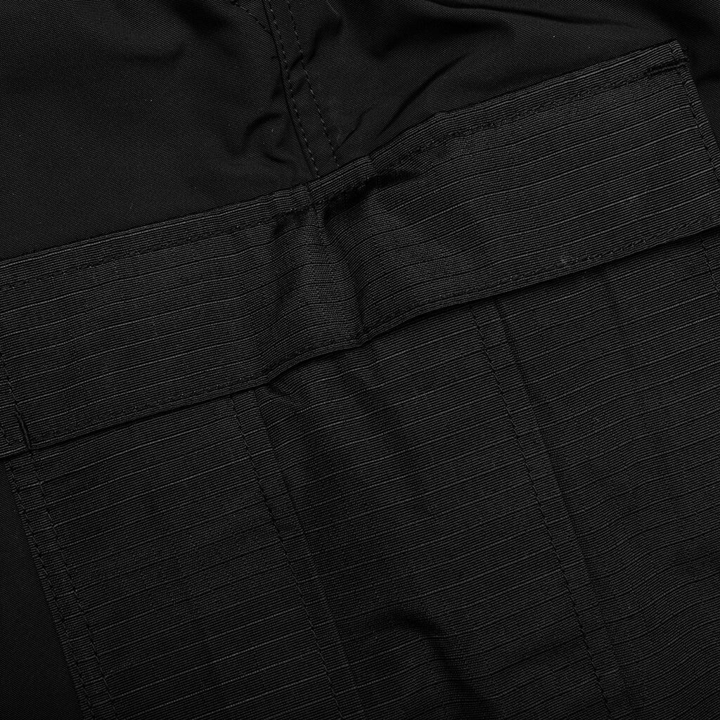 Nylon Cargo Pants - Black - Image 4