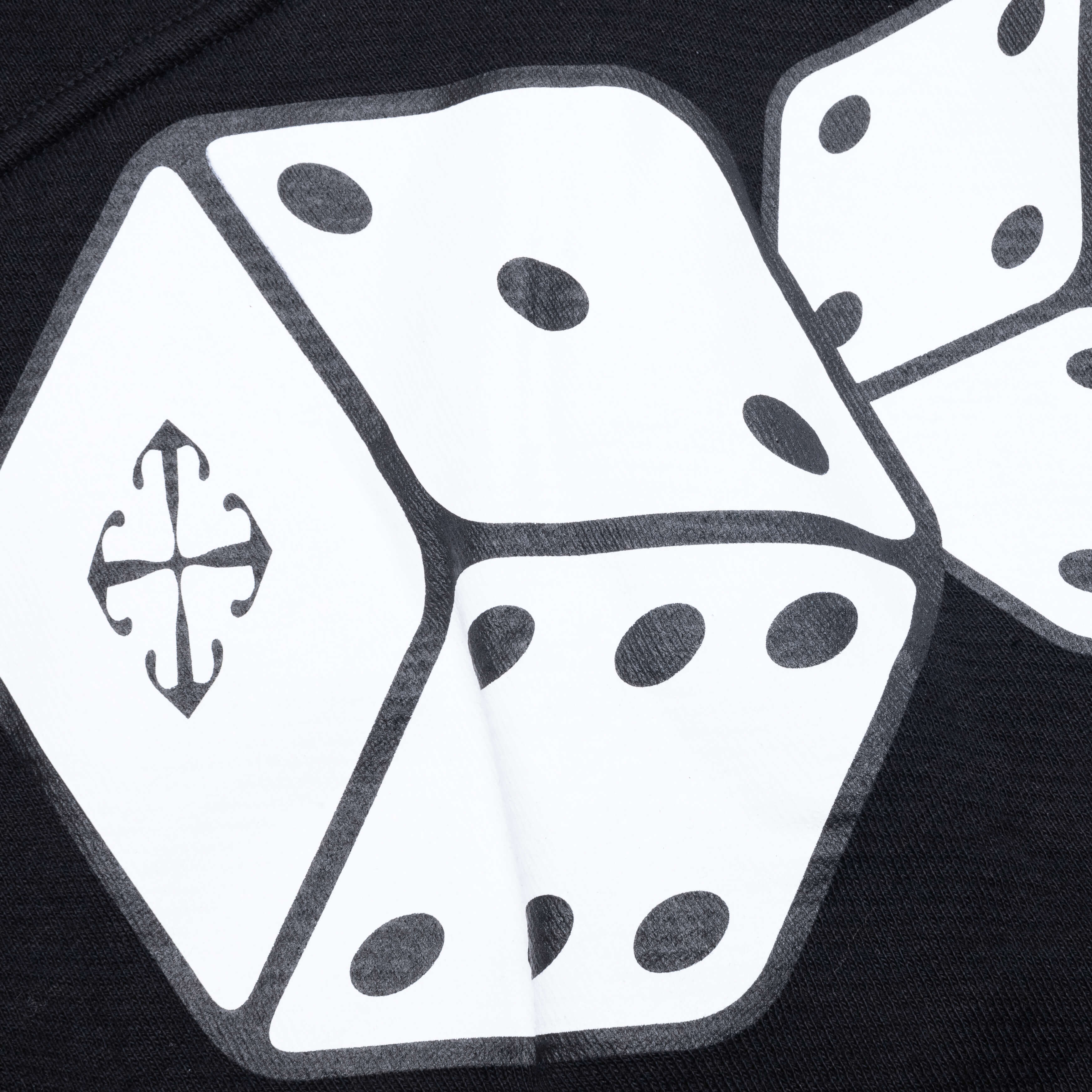 Dices Skate Hoodie - Black/White - Image 4
