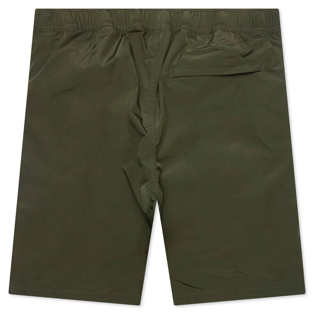 College Beach Shorts - Olive Drab - Image 2