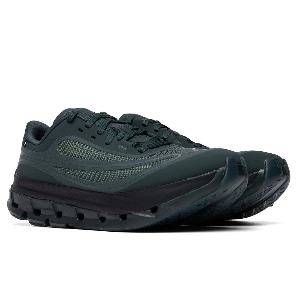 On x IKON Women's Cloudflow 5 AD - Obsidian/Evergreen - Image 2