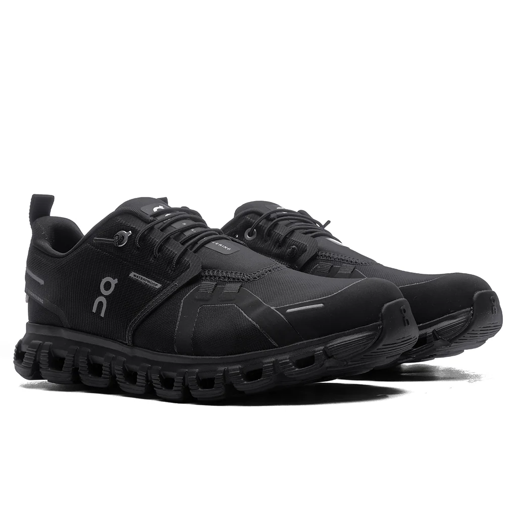 Women's Cloud 6 Waterproof - Black/Black - Image 2