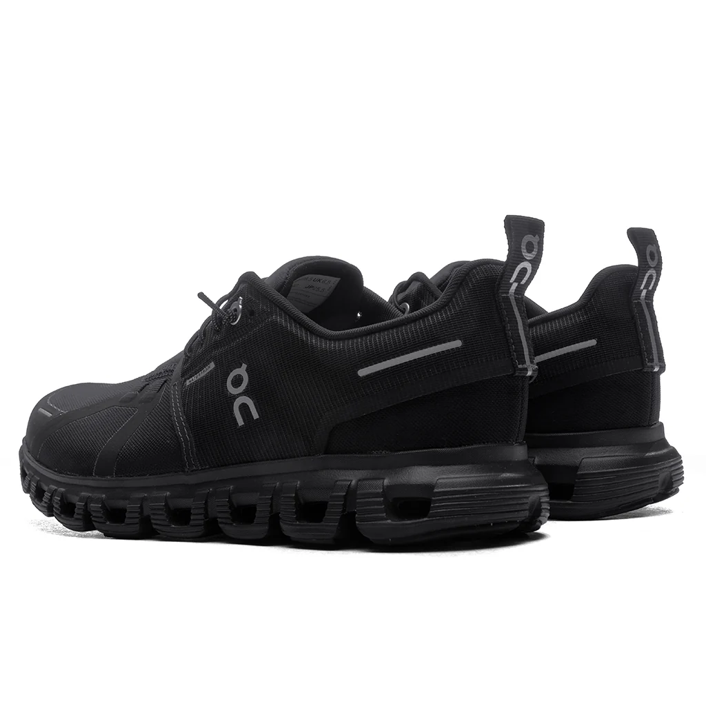 Women's Cloud 6 Waterproof - Black/Black - Image 3