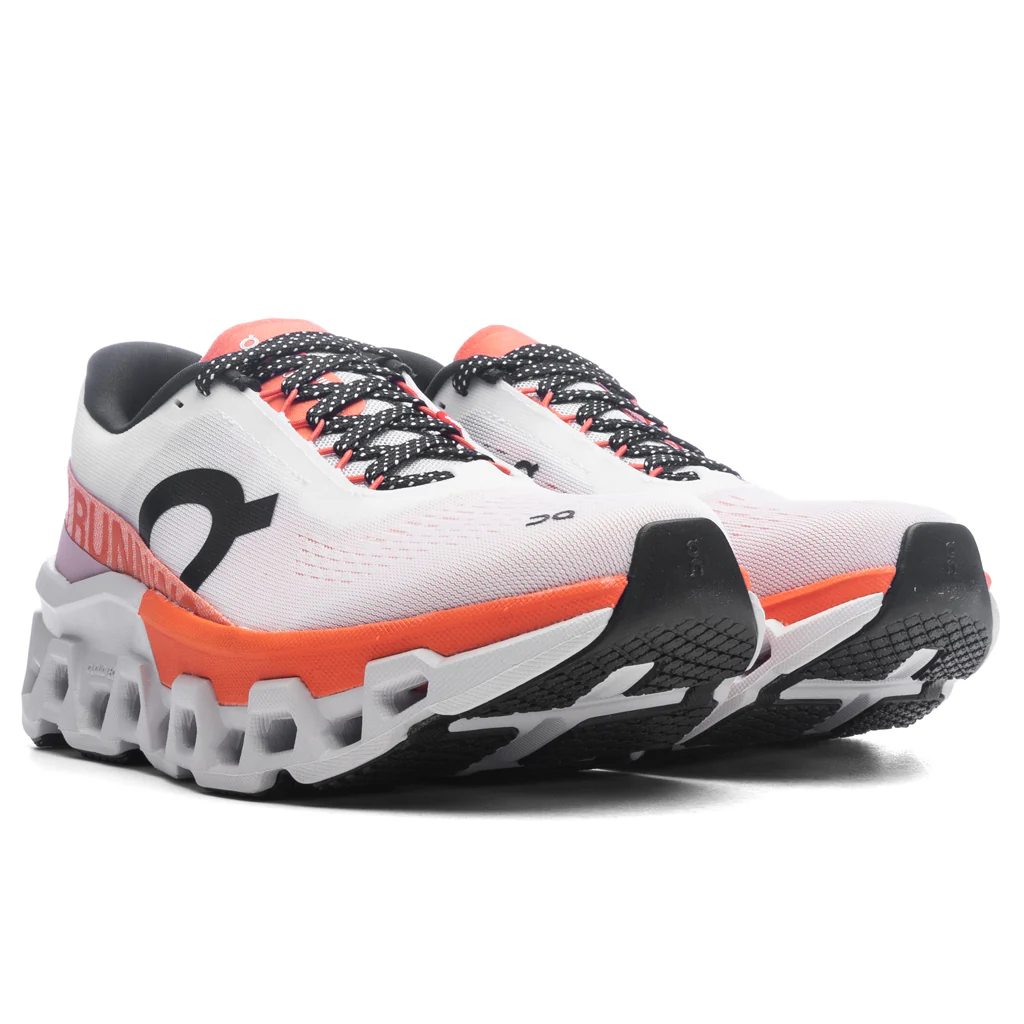 Women's Cloudmonster - White/Flame - Image 2