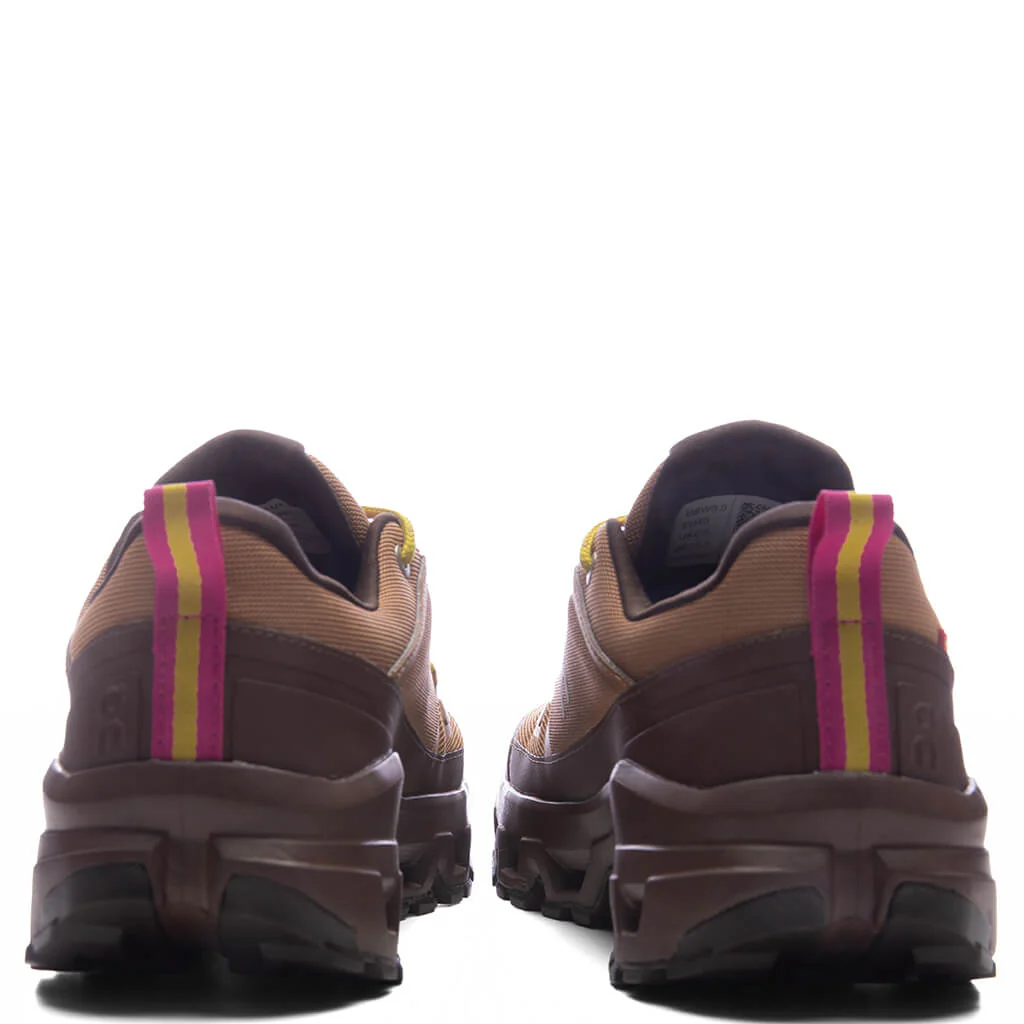 On x Sky High Farm Goods Women's Cloudrock Low WP - Sphinx/Chestnut - Image 4